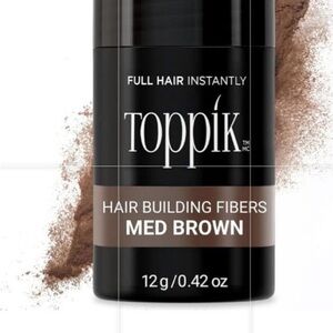 Toppik Hair Building Fibers, Fill In Fine thinning hair medium brown. New